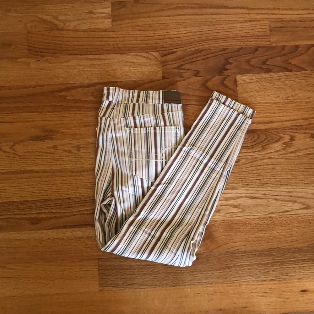 AEO Hi-Rise Striped Jegging